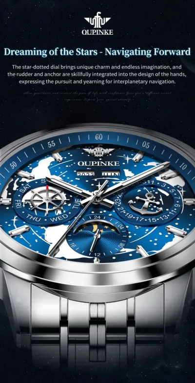 OUPINKE 3256 Navigator Series Starry Sky Automatic... Artikel  direkt vom Hersteller Weltweit A1Markt.de