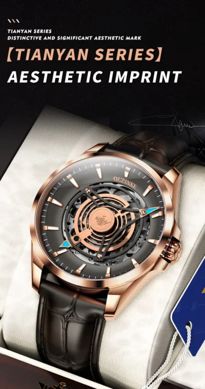 OUPINKE 3206 Automatic Mechanical Watch For Men Hollow... Artikel  direkt vom Hersteller Weltweit A1Markt.de