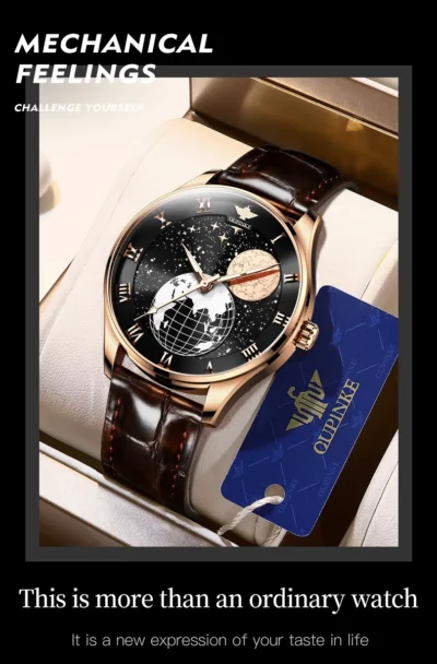 OUPINKE 3177 Moon Phase Man Watch High-end Import Jappan... Artikel  direkt vom Hersteller Weltweit A1Markt.de