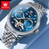 OLEVS Men’s Watches Hollow Flywheel Rhinestone... Artikel  direkt vom Hersteller Weltweit A1Markt.de