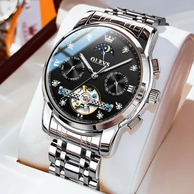 OELVS Men’s Watches Luxury Original Automatic... Artikel  direkt vom Hersteller Weltweit A1Markt.de