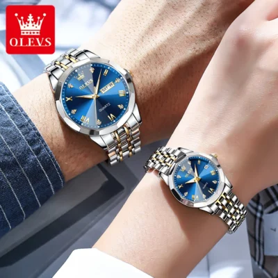 OLEVS Couple Watches Rhombus Mirror Luxury Original... Artikel  direkt vom Hersteller Weltweit A1Markt.de