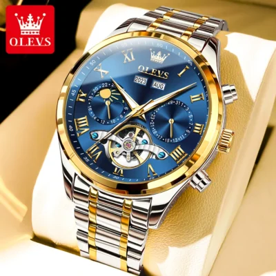 OLEVS Men’s Watches Business Dress Automatic... Artikel  direkt vom Hersteller Weltweit A1Markt.de