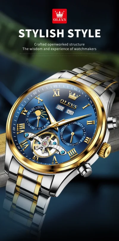 OLEVS Men’s Watches Business Dress Automatic... Artikel  direkt vom Hersteller Weltweit A1Markt.de