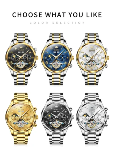 OLEVS Men’s Watches Business Dress Automatic... Artikel  direkt vom Hersteller Weltweit A1Markt.de