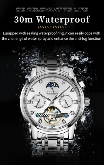 OELVS Men’s Watches Luxury Original Automatic... Artikel  direkt vom Hersteller Weltweit A1Markt.de