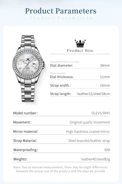 OLEVS Women’s Watches Top Brand Original Quartz... Artikel  direkt vom Hersteller Weltweit A1Markt.de