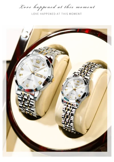 OLEVS Couple Watches Rhombus Mirror Luxury Original... Artikel  direkt vom Hersteller Weltweit A1Markt.de