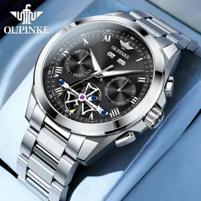 OUPINKE 3181 Mens Watch Top Brand Luxury Sapphire Automatic... Artikel  direkt vom Hersteller Weltweit A1Markt.de