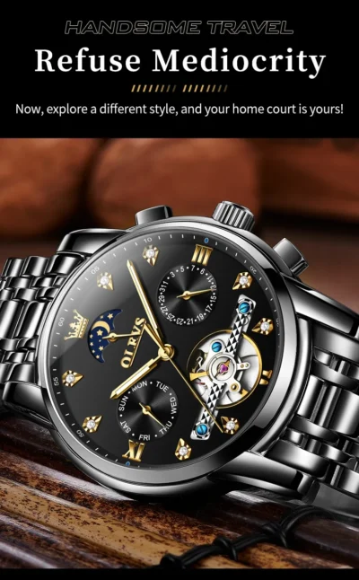 OELVS Men’s Watches Luxury Original Automatic... Artikel  direkt vom Hersteller Weltweit A1Markt.de