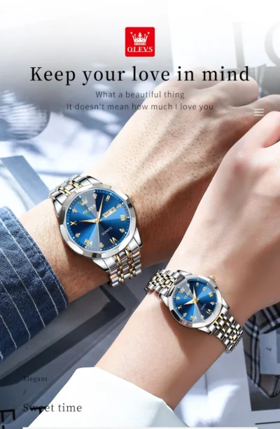 OLEVS Couple Watches Rhombus Mirror Luxury Original... Artikel  direkt vom Hersteller Weltweit A1Markt.de