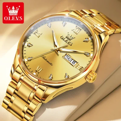 OLEVS Men’s Watches Simple Casual Automatic Mechanical... Artikel  direkt vom Hersteller Weltweit A1Markt.de