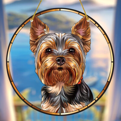 Sonnenfänger-Schild Yorkshire Terrier – Liebevolle... Artikel  direkt vom Hersteller Weltweit A1Markt.de