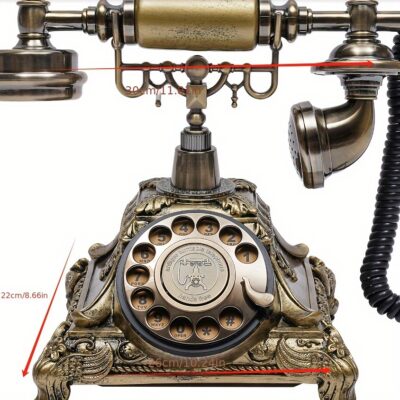 Vintage Bronze Drehtelefon – Nostalgie pur für Zuhause... Artikel  direkt vom Hersteller Weltweit A1Markt.de